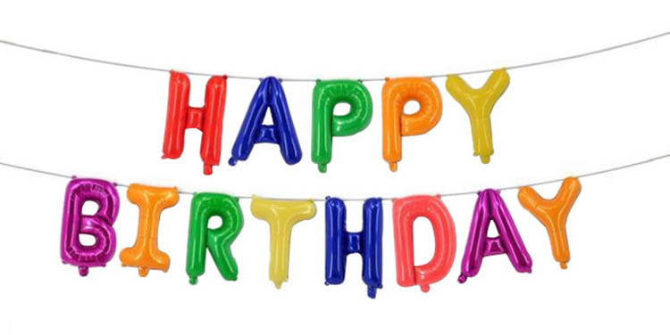 ฟอยล์ HAPPY BIRTHDAY