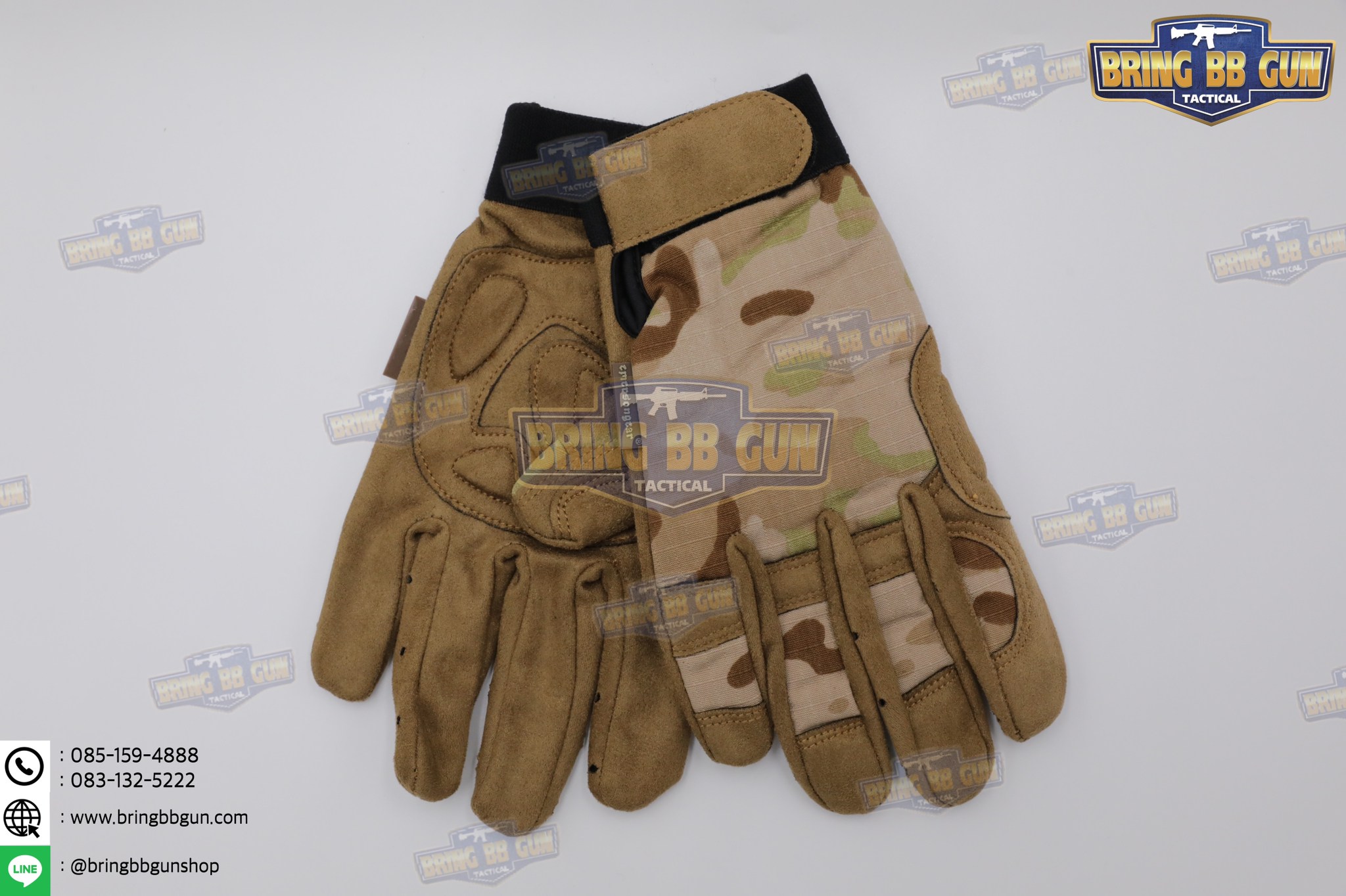 ถุงมือเต็มนิ้ว ยี่ห้อ Emerson รุ่น Tactical Lightweight Camouflage Gloves (Tactical Gloves)