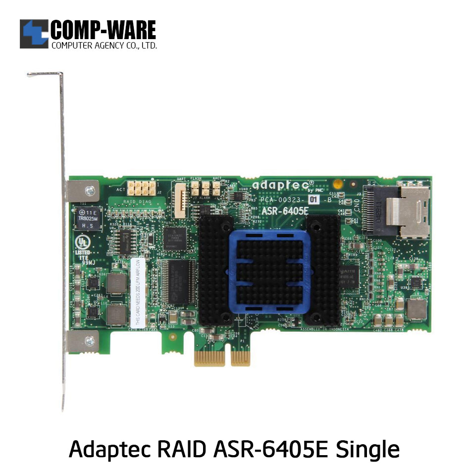 Microsemi Raid Controller 2270800-R (4-Port Internal) PCIe ASR-6405E Single