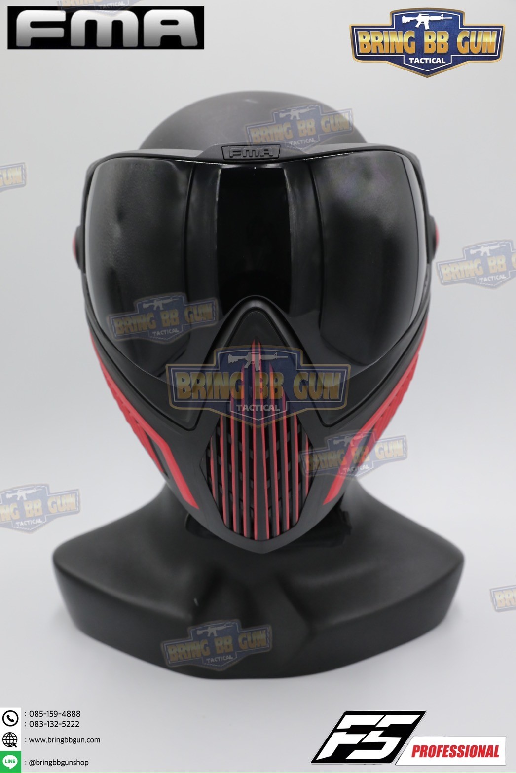 หน้ากาก F5 ยี่ห้อ FMA (FMA F5 STORM GOGGLE MASK) (F5 Professional) (Storm Goggle Mask)