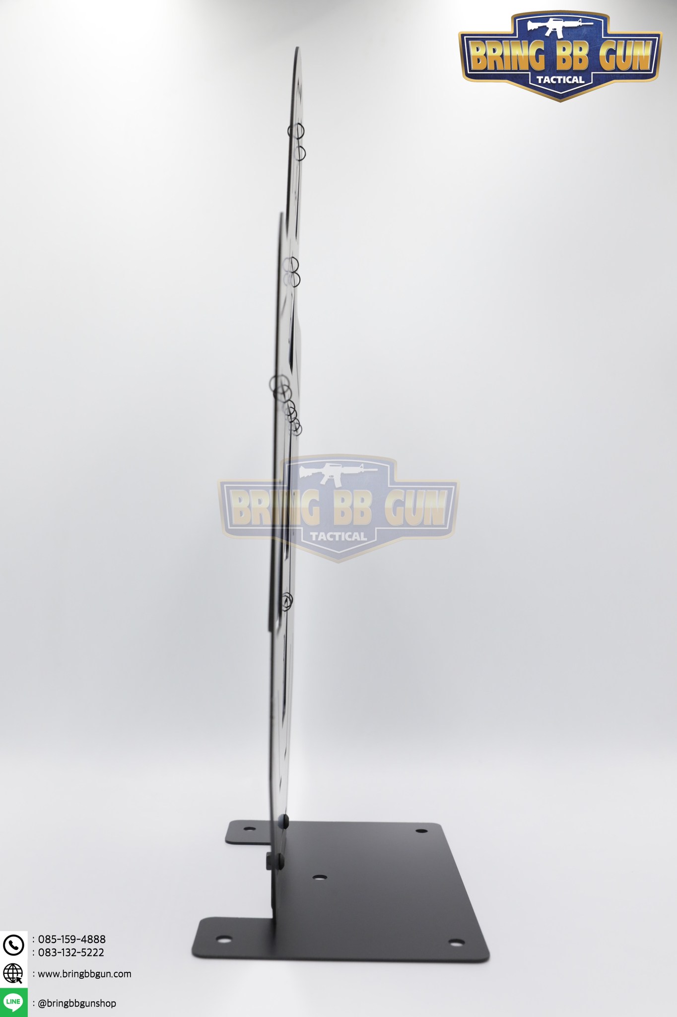 เป้าเพลตเหล็กสำหรับฝึกซ้อมยิงปืนบีบีกัน รุ่น B01 (เป้าซ้อมยิงรูปคน)