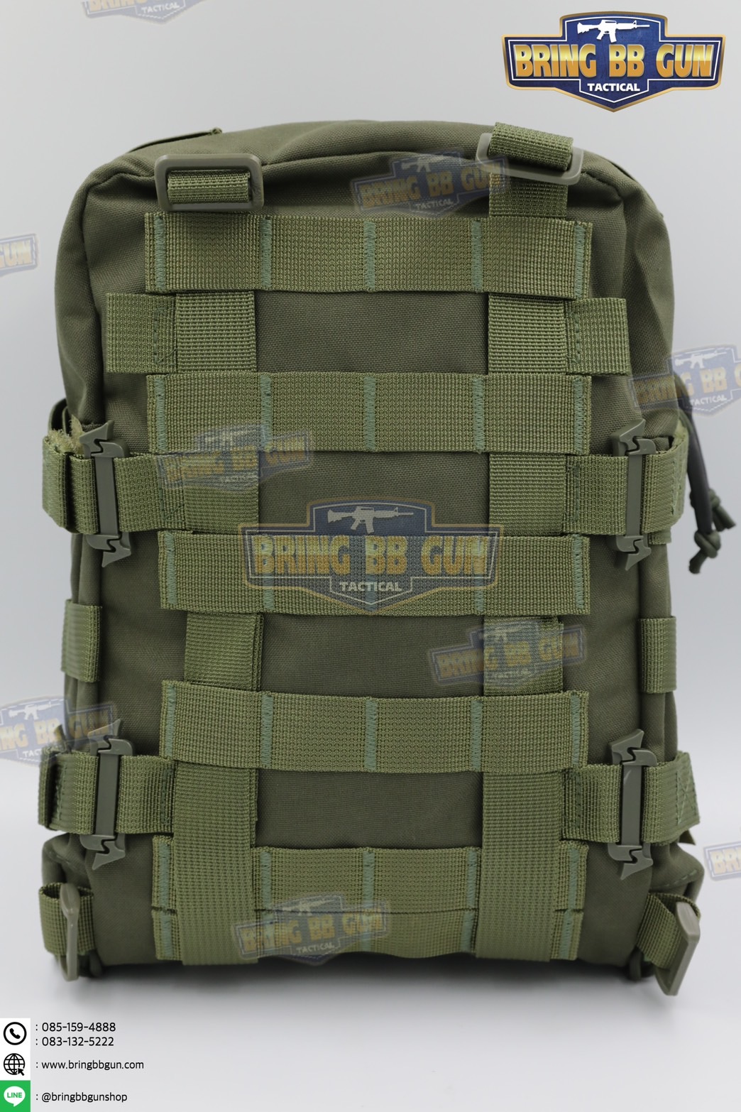 กระเป๋าติดเวส รุ่น MHP (กระเป๋าติดหลังเสื้อเวส) (Mini Hydration Pack) (Hydro Pack) (Back Panel Tactical Supplement)