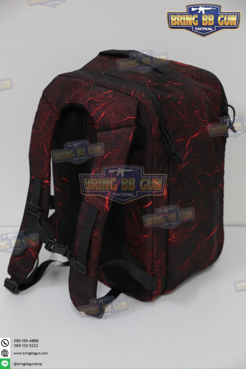 กระเป๋าเป้สะพายหลังอเนกประสงค์ สำหรับยิงปืน ยี่ห้อ Soetac (กระเป๋าสำหรับนักแข่งยิงปืน) (กระเป๋าเก็บอุปกรณ์ + ปืนสั้น) (Tactical Backpack Wargame Pack)