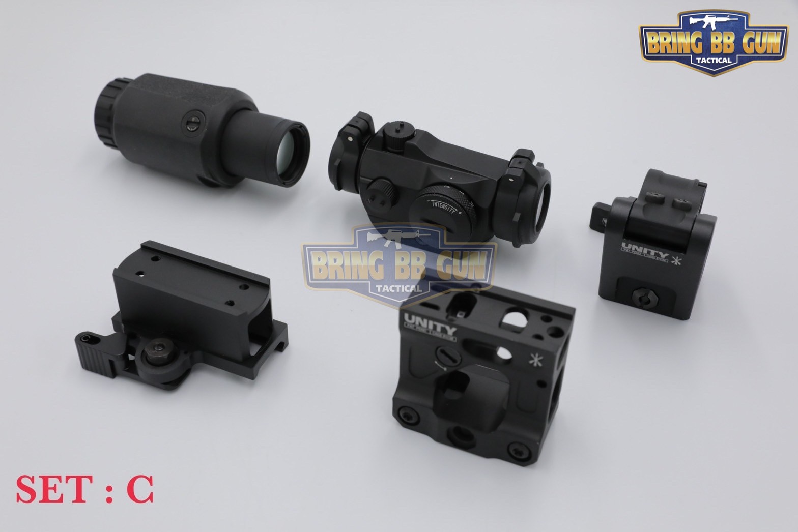 ชุดสุดคุ้ม Unity Set (ชุดเรทดอท + ซูมหลังดอท พร้อมขายกสูงUnity)