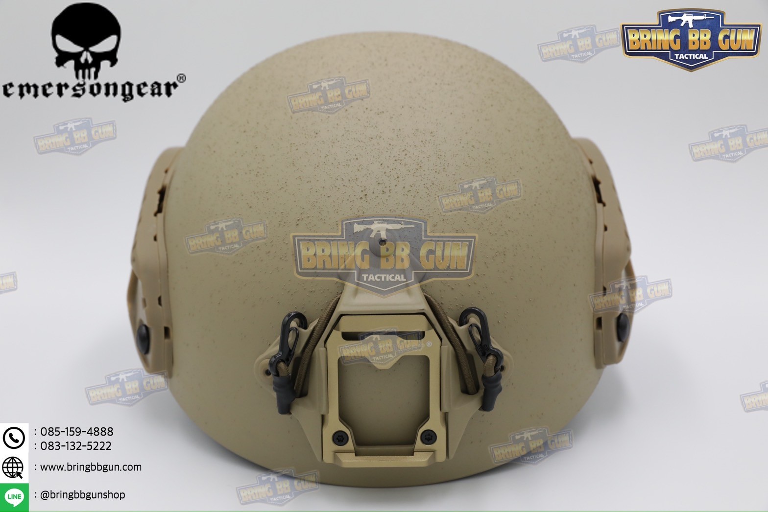 หมวก FAST SF SUPER HIGH CUT ยี่ห้อ Emerson (Emersongear Fast SF Super High Cut Tactical Helmet) (Ultra High Cut) (Super High Cut) (Tactical Helmet) (OPS-C)