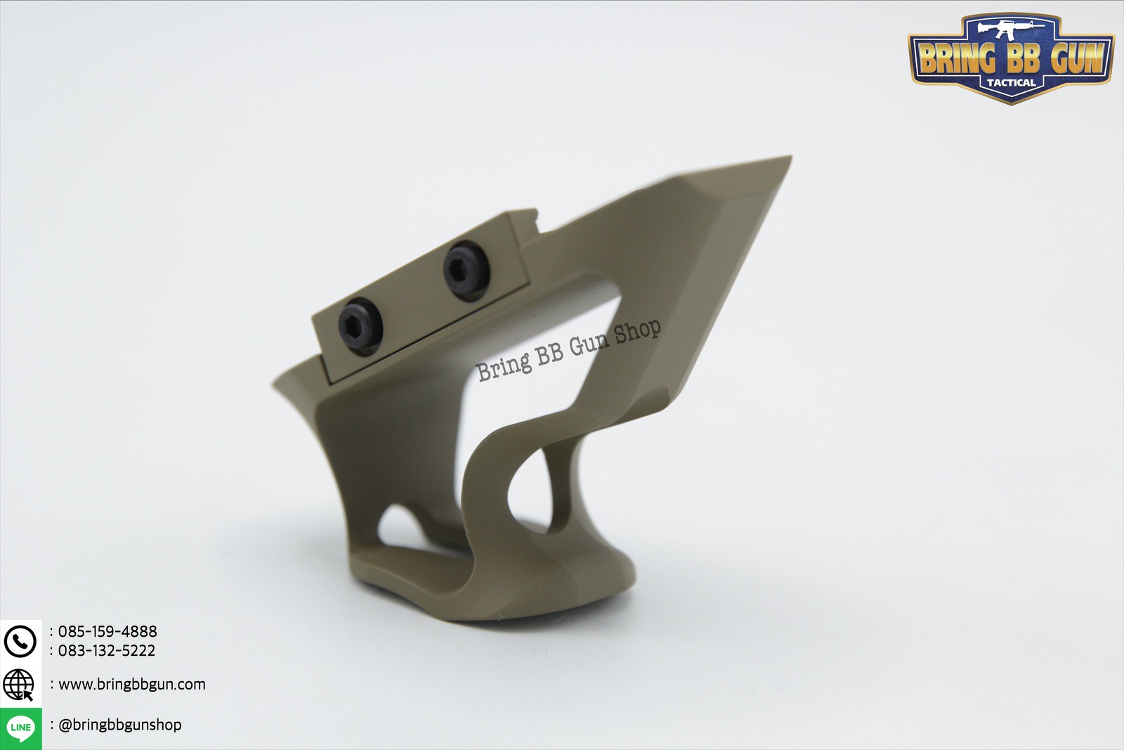 กริ๊ปมือหน้า Fortis (Front Grip Fortis) รุ่น สั้น ระบบราง Picatinny (ราง22มิล)