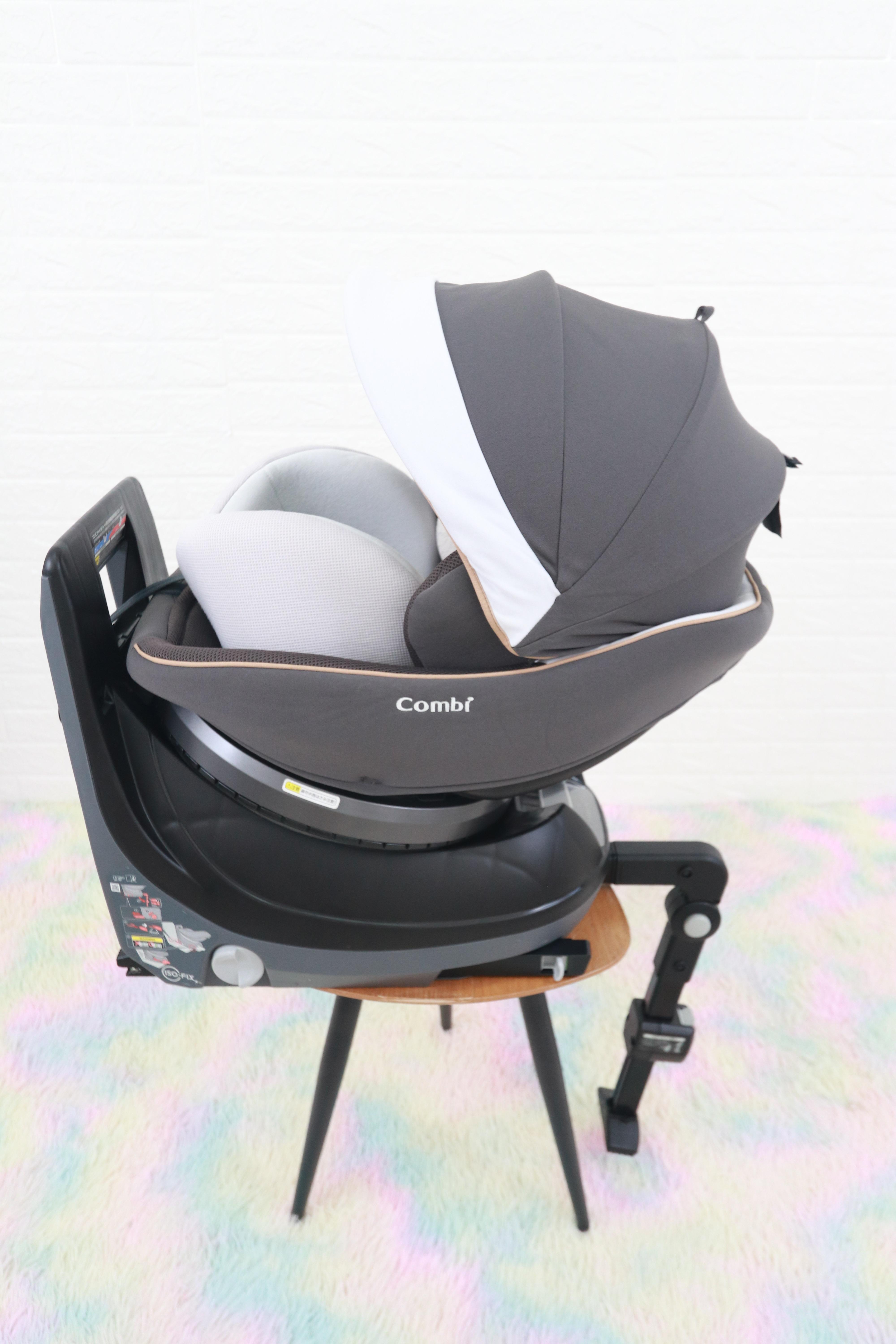 [สินค้าฝากขาย] คาร์ซีทมือสอง Combi Culmove Smart ISOFIX Egg Shock JL-590 Dark Grey