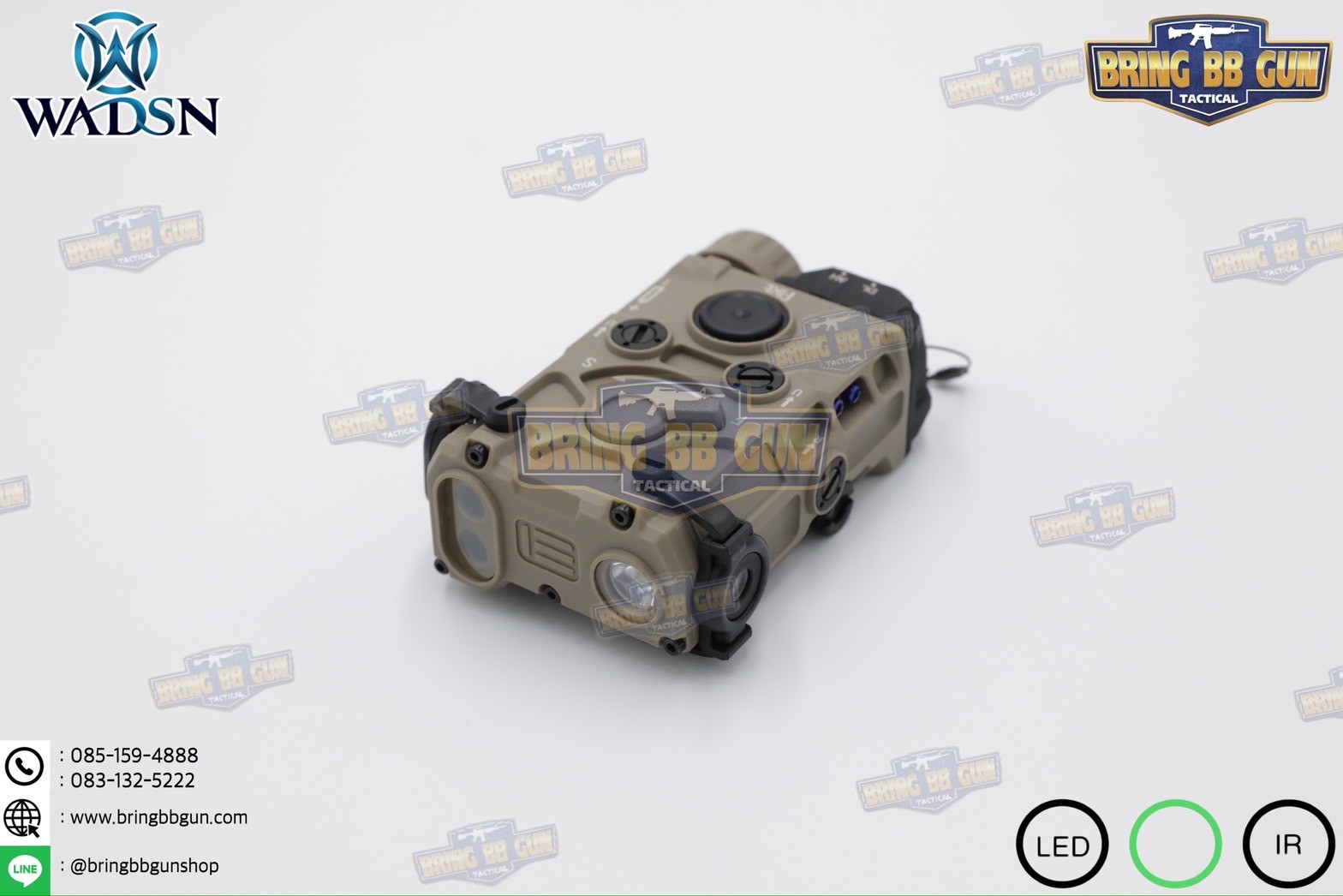 กล่อง Eo-tech OGL ยี่ห้อ WADSN รุ่น พลาสติก (เลเซอร์ชี้เป้าสีเขียว) (OGL) (EOTECH OGL) (ON-GUN-LASER)