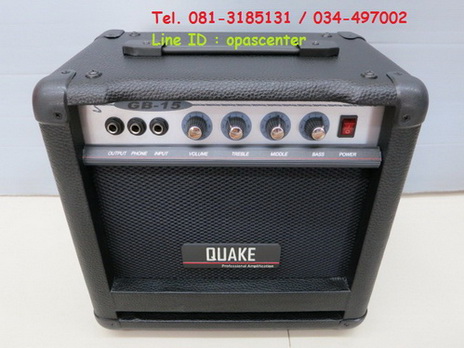 ตู้แอมป์เบส Quake รุ่น GB-15 ดอก 6 นิ้ว ของใหม่ เสียงดี ขายถูก