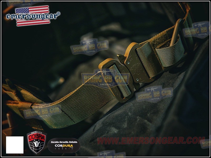 เข็มขัดยุทธวิธี รุ่น Cobra แบบมีนวม ยี่ห้อ Emerson (EmersonGear COBRA Battle Belt) (Battle Belt) (War Belt)
