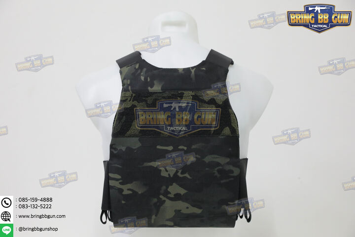 เสื้อเวส FCSK 3.7 (เสื้อเวส FCSK 3.0 + เพ้าแม็กกาซีน MK5 (5.56 แบบ3ช่อง)) (FCSK 3.7 Plate Carrier) (FCSK 3.0 + MK5 Front Flap)
