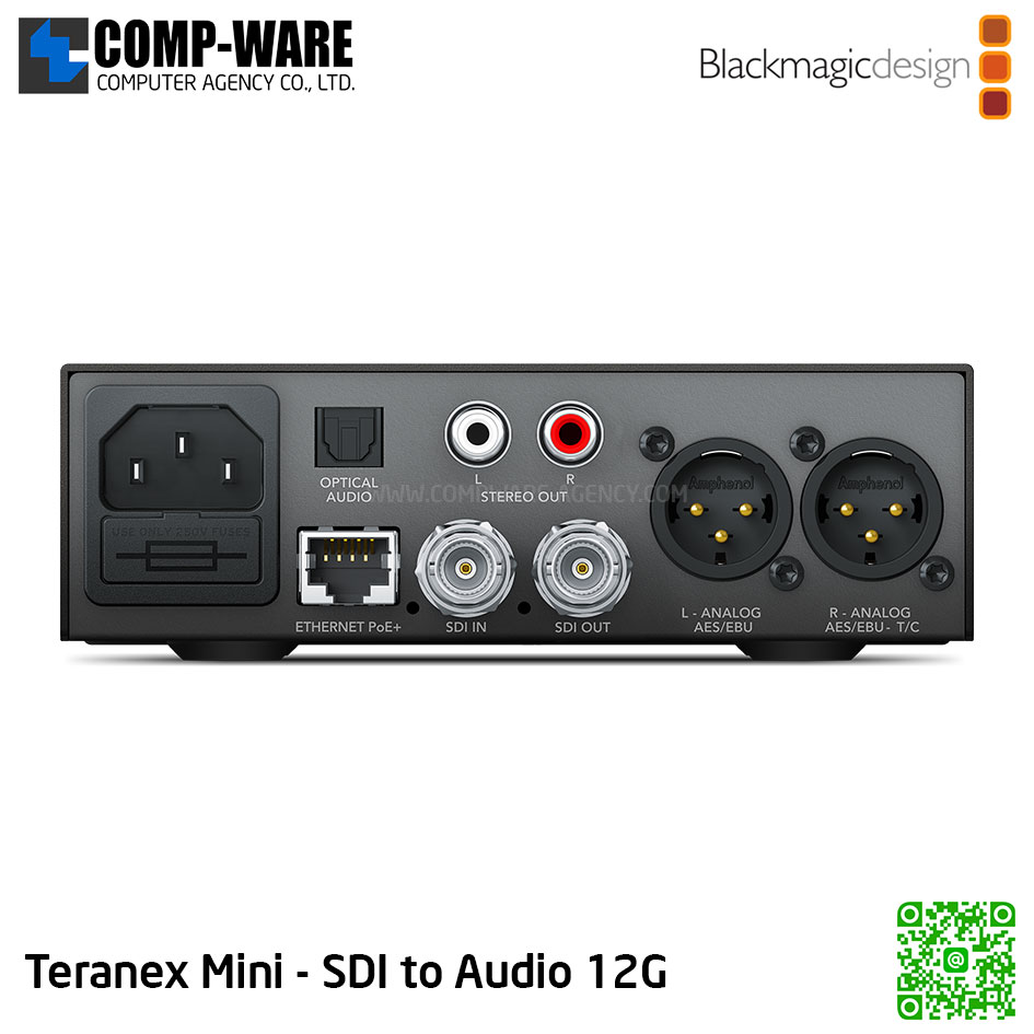 Blackmagic Teranex Mini - SDI to Audio 12G