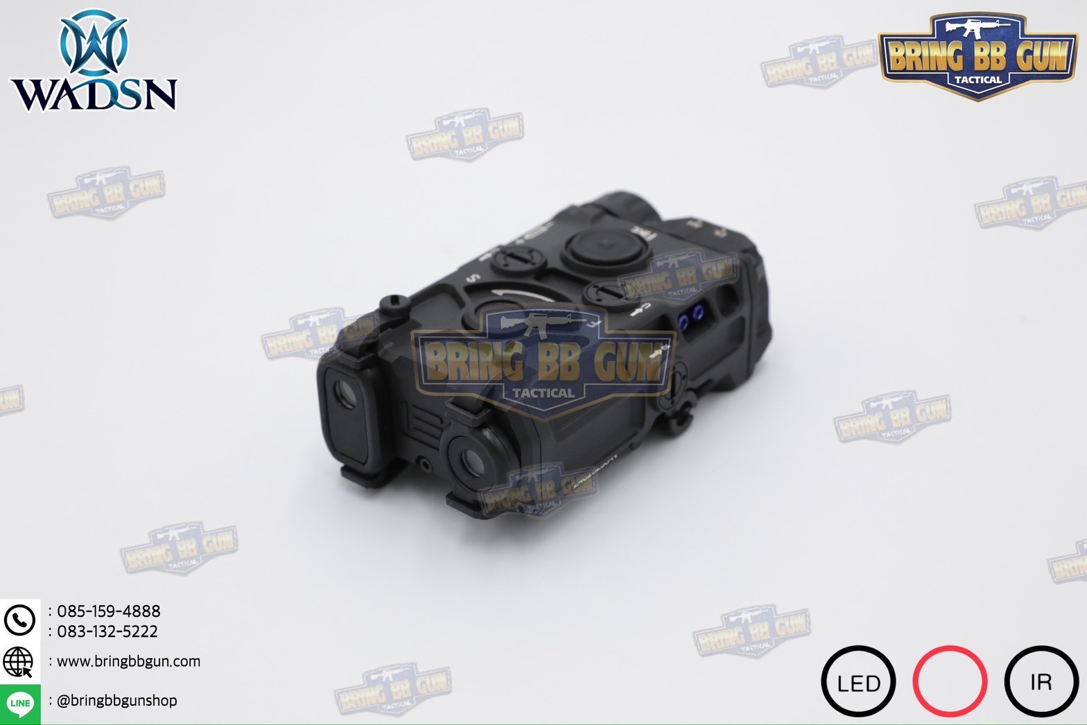 กล่อง Eo-tech OGL ยี่ห้อ WADSN รุ่น พลาสติก (เลเซอร์ชี้เป้าสีแดง) (OGL) (EOTECH OGL) (ON-GUN-LASER)