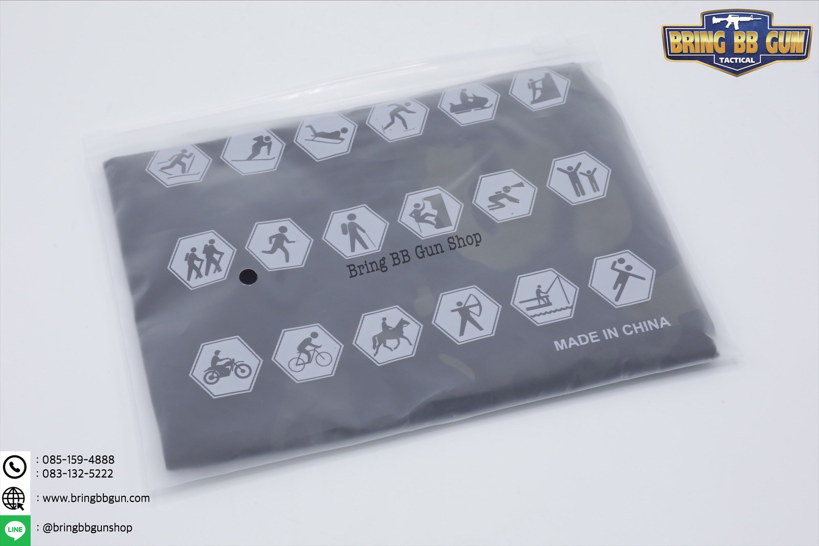 ผ้าบัฟ กันUV (ผ้าอเนกประสงค์ กันแดด กันฝุ่น) (Anti UV Buff)