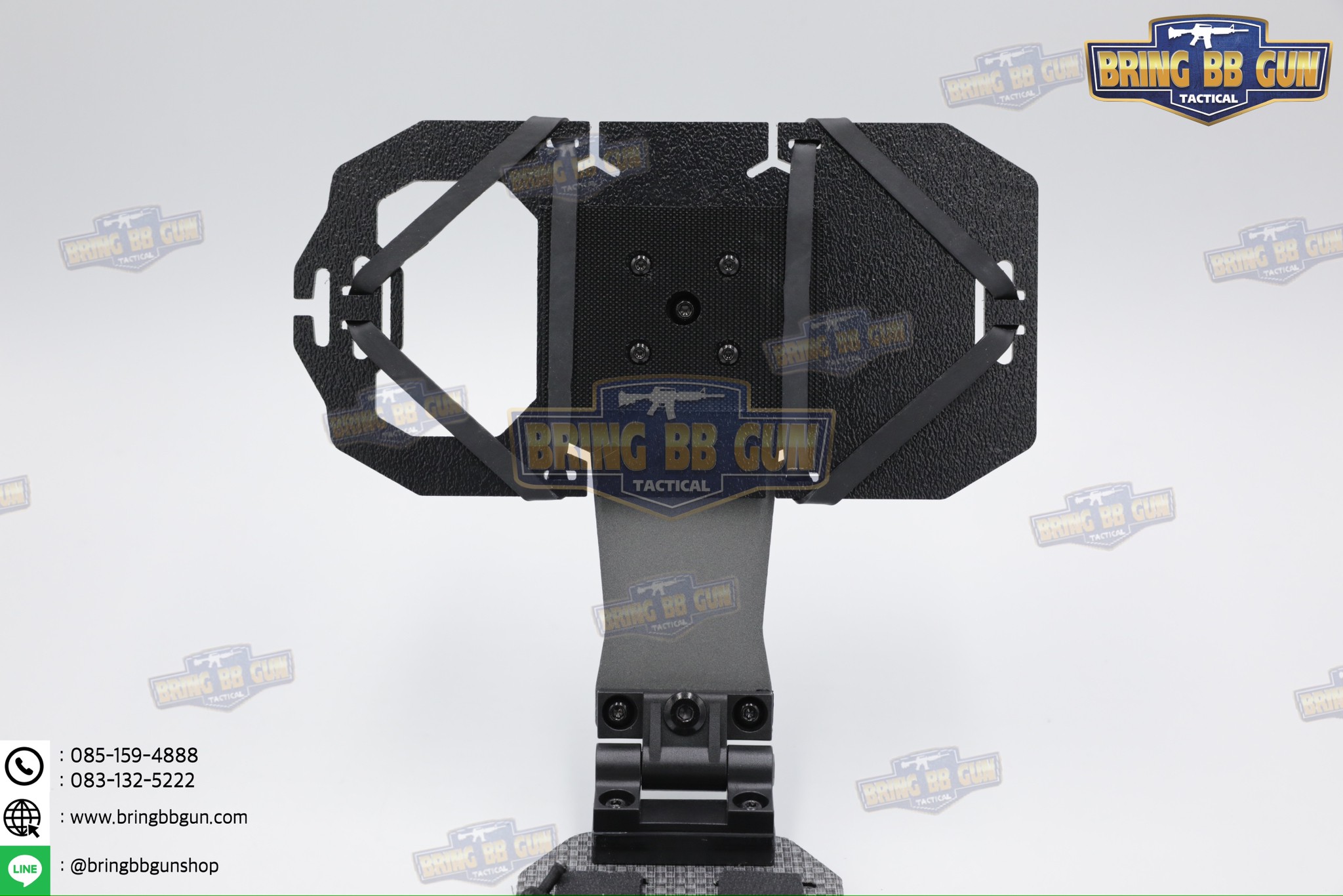 Tactical Rotating Phone Holder เคสโทรศัพท์ติดเสื้อเวส แบบปรับองศาได้ (Folded Navigation Board) (Tactical MOLLE Phone Holder) (Navboard Fliplite Chest Smartphone Mount)