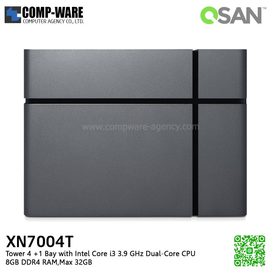 QSAN (4+1 Bays) XCubeNAS XN7004T (8GB RAM) Tower NAS Storage , No HDD
