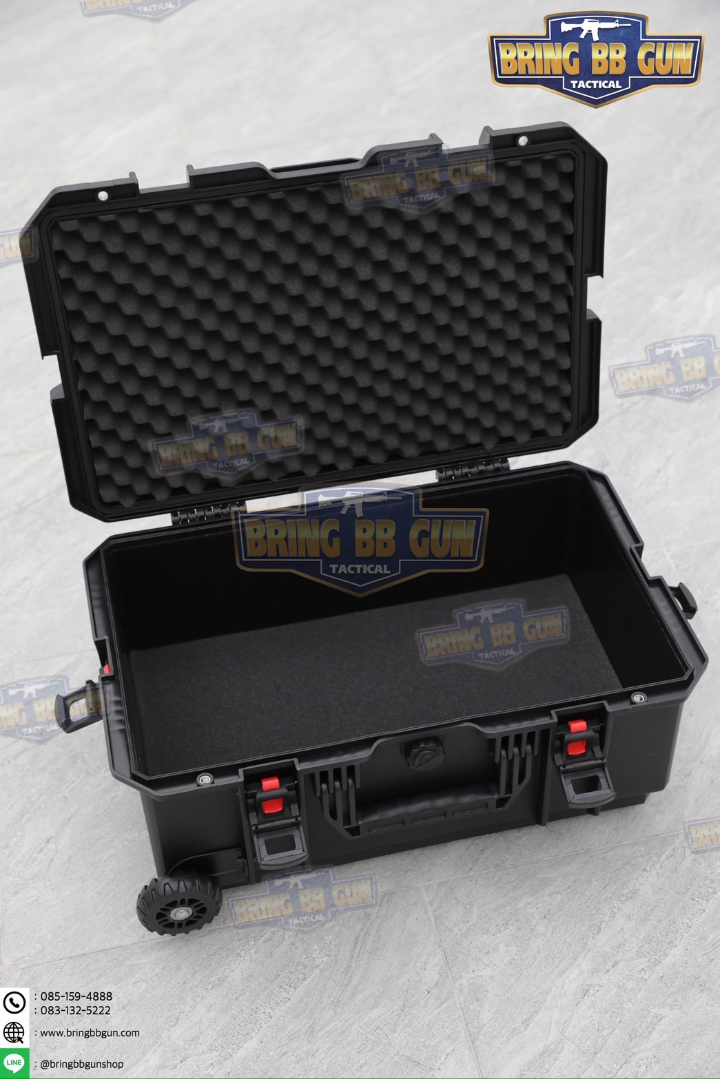 กล่องปืนสั้นแบบมีล้อลาก Plasma Case รุ่น P05 (SW1022C-R) (เคสกันกระแทรกแบบมีล้อลาก Plasma) (กล่องกันกระแทก)