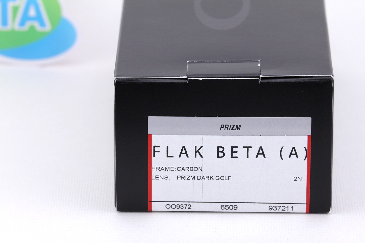Oakley FLAK BETA Carbon/Prizm Dark Golf SKU#OO9372-11 (ASIA FIT)