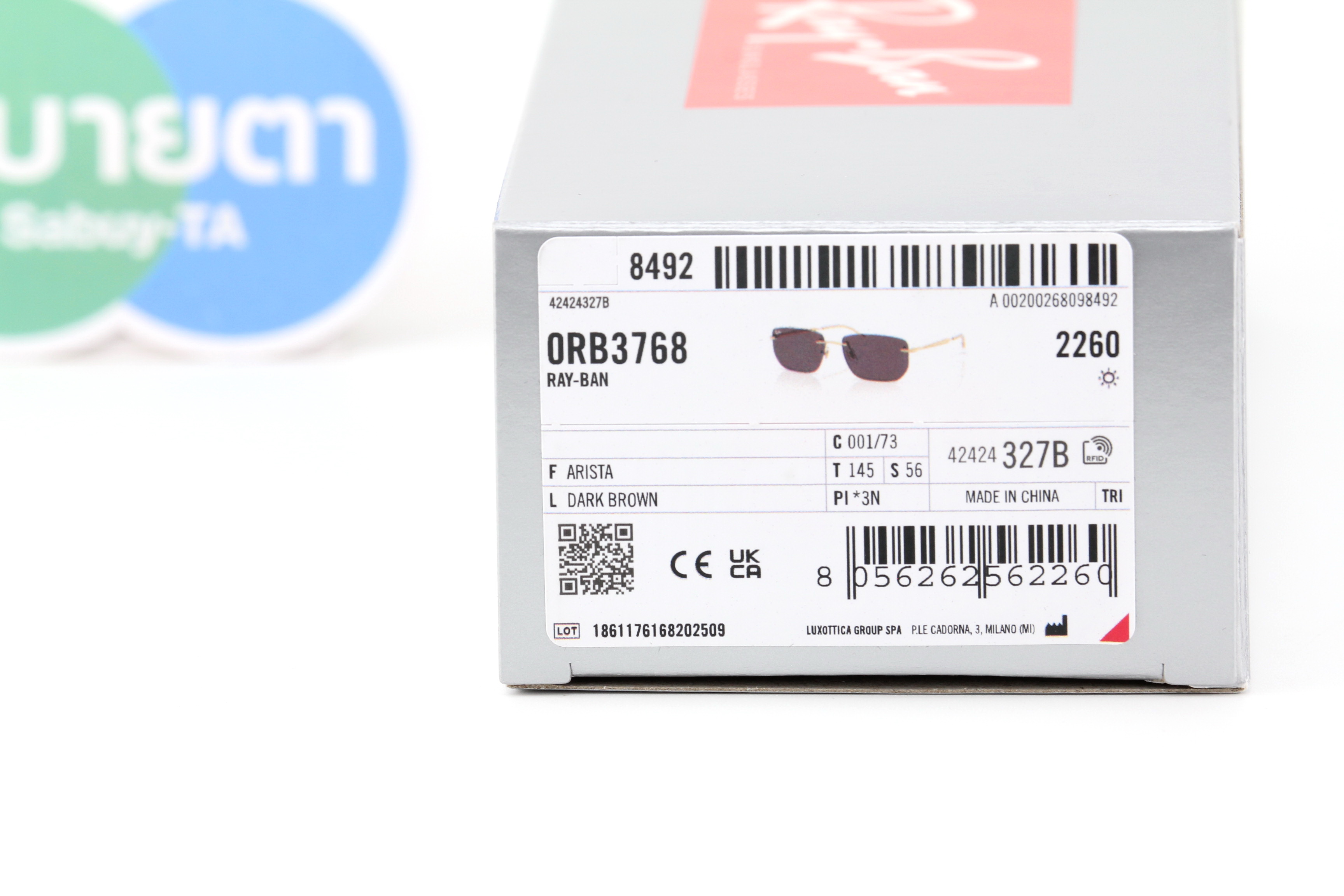 RayBan RB3768 001/73 56mm.