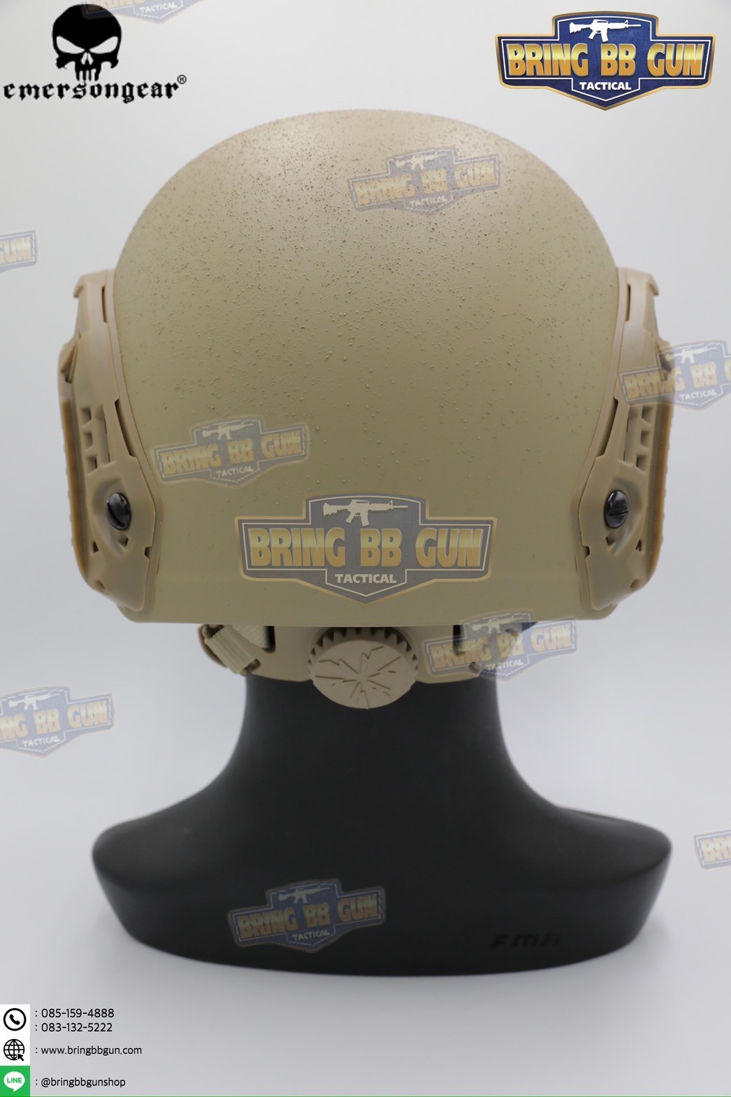 หมวก FAST SF SUPER HIGH CUT ยี่ห้อ Emerson (Emersongear Fast SF Super High Cut Tactical Helmet) (Ultra High Cut) (Super High Cut) (Tactical Helmet) (OPS-C)