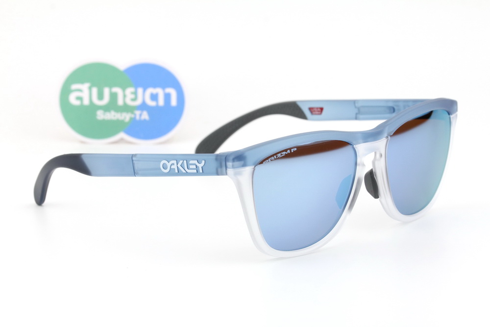 Oakley FROGSKINS RANGE XL A Matte Trans Stonewash/Prizm Deep Water Polarized SKU#OO9503A-04