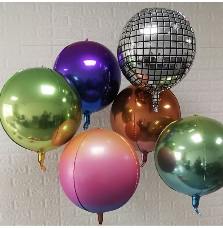 ลูกโป่งฟอยล์กลม 4D ขนาด 22นิ้ว