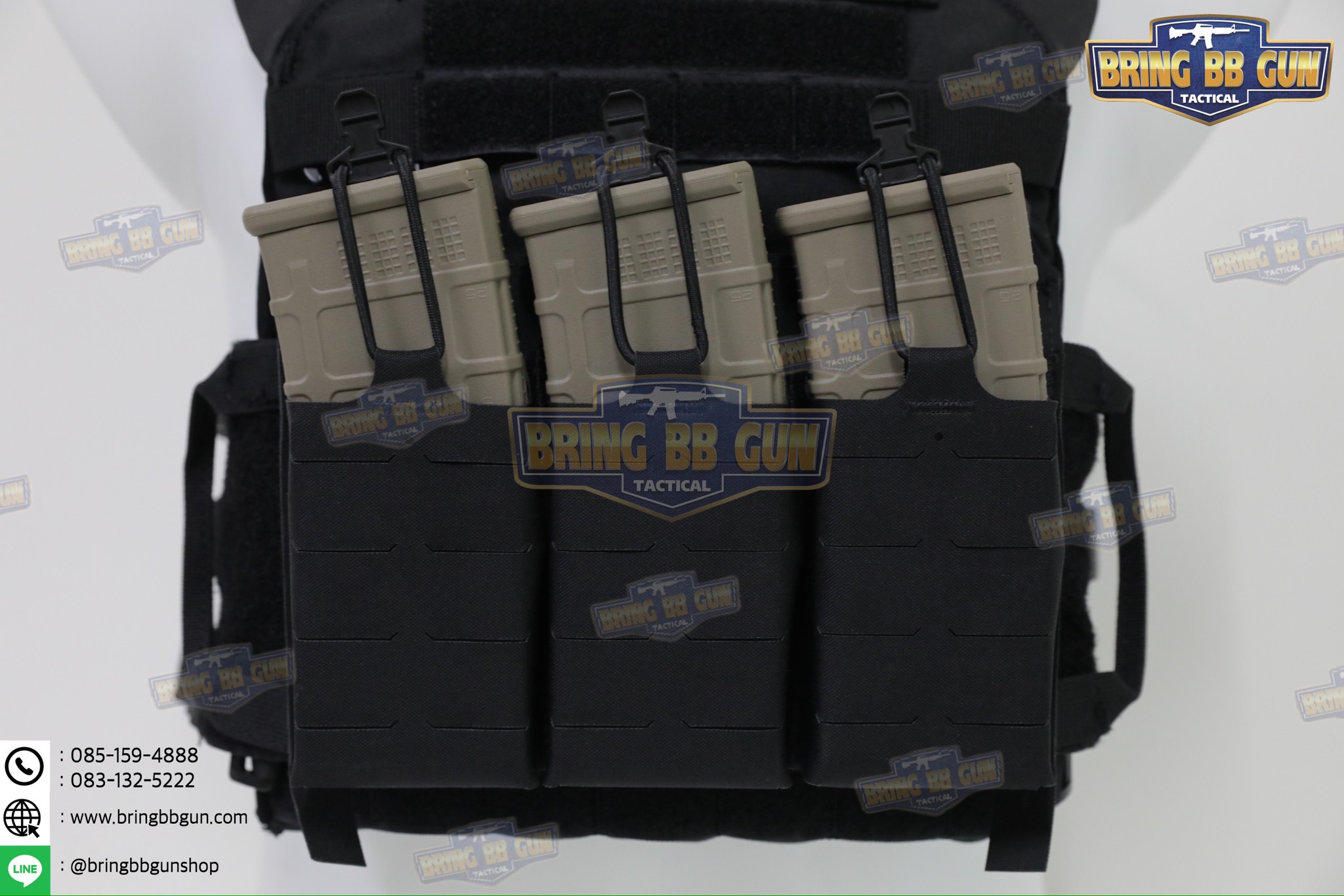 เสื้อเวส JPC 2.4 (เสื้อเวส JPC 2.0 + เพ้าแม็กกาซีน KTAR (5.56 แบบ3ช่อง)) (JPC 2.4 Plate Carrier) (JPC 2.0 + KTAR Front Flap)