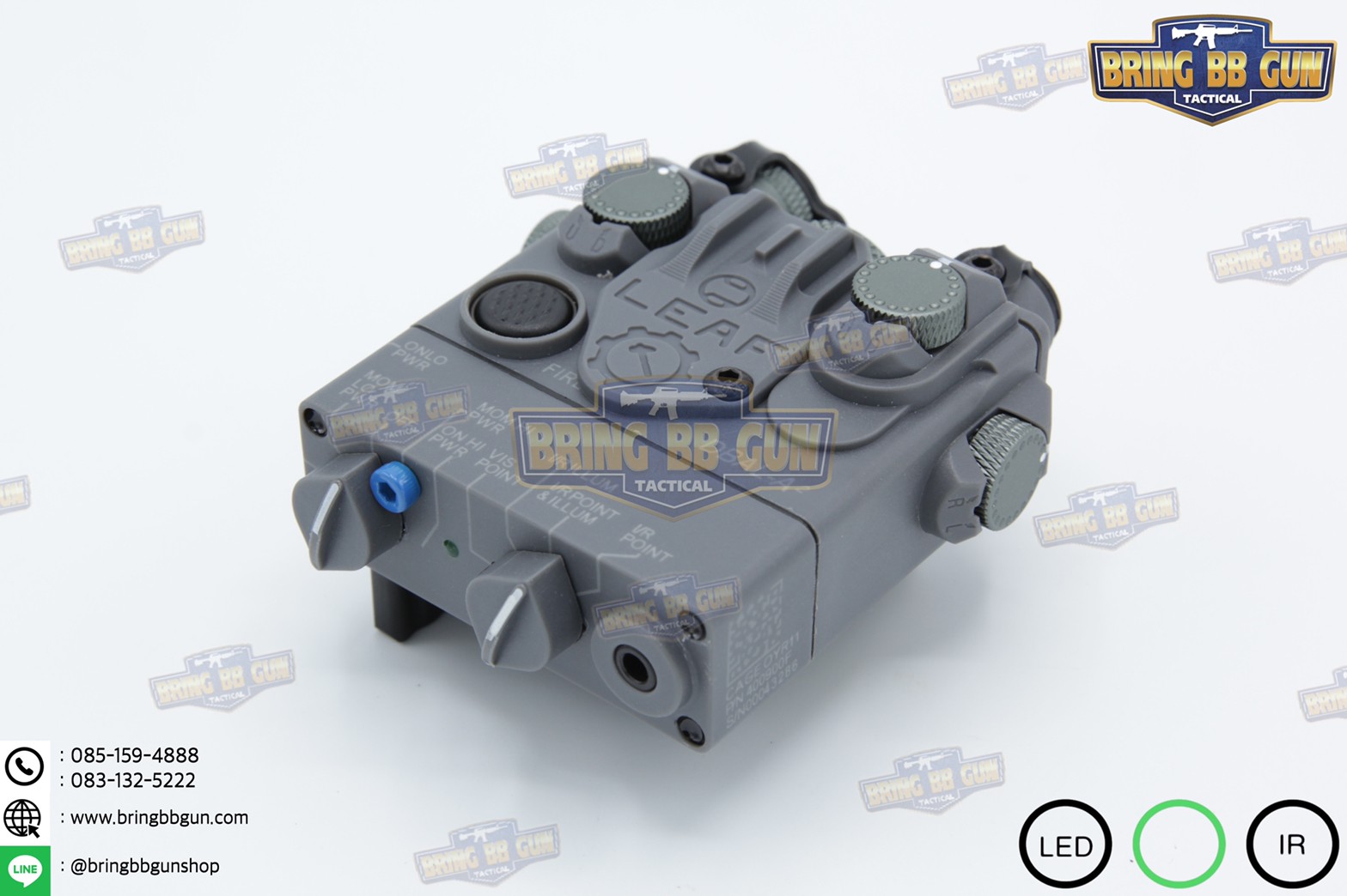 กล่องANPEQ-15A รุ่น DBAL-A2 บอดี้พลาสติก (Dual Beam Aiming Laser - Advanced2)