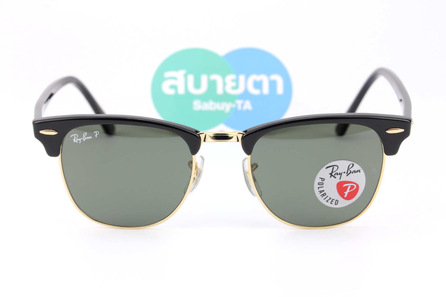 RayBan Clubmaster RB3016 901/58 Polarized Lens