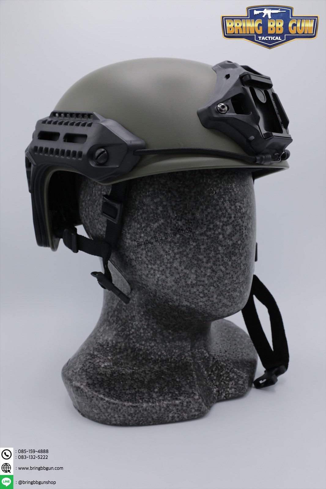 หัวหุ่น ยี่ห้อ FMA รุ่น Lightweight (Helmet Display Model) ขนาด : 15*25*30 cm.