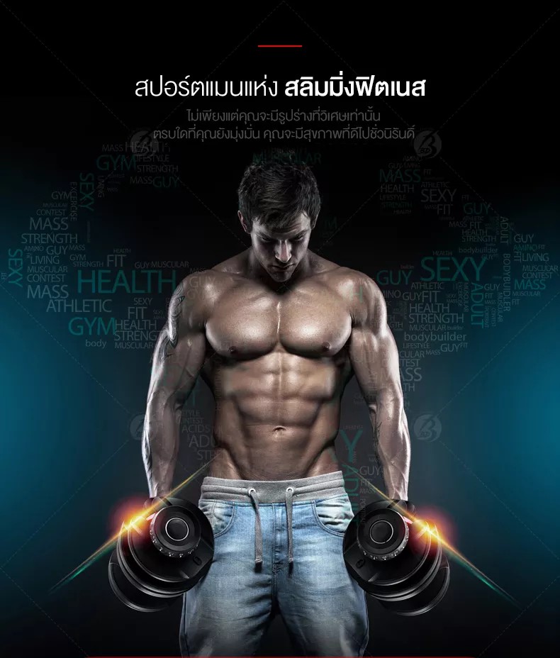 พร้อมส่ง ส่งฟรี Home Gym Fit ดัมเบลเปลี่ยนน้ำหนัก Mask1แผ่นเหล็กพรีเมี่ยม ทนทาน ปรับเปลี่ยนน้ำหนักสูงสุด 24 Kg
