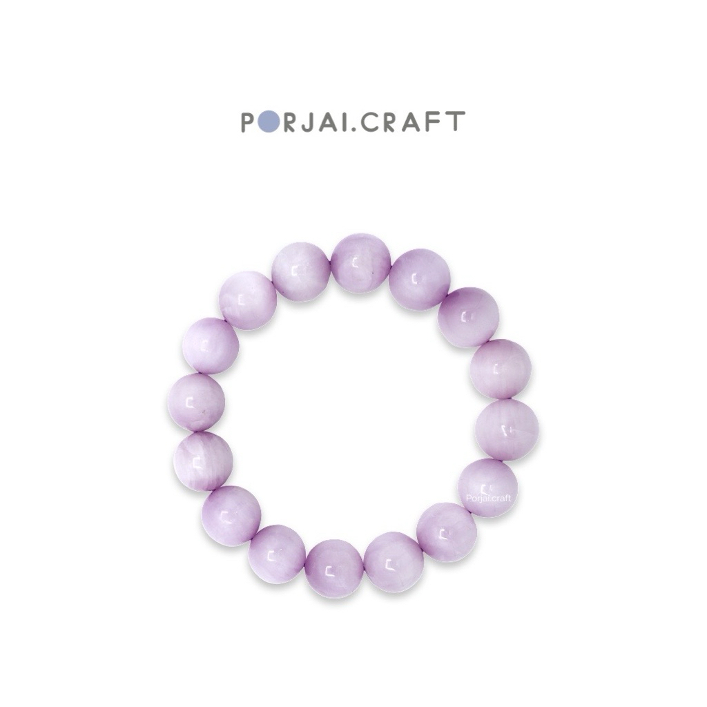 Kunzite Beaded Bracelets สร้อยข้อมือคุนไซต์