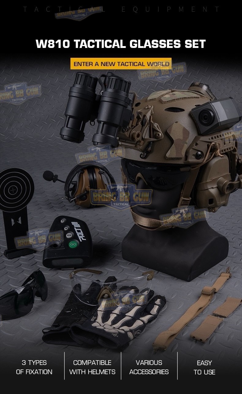 แว่นตากันลม W810 (W810 Tactical Glasses)