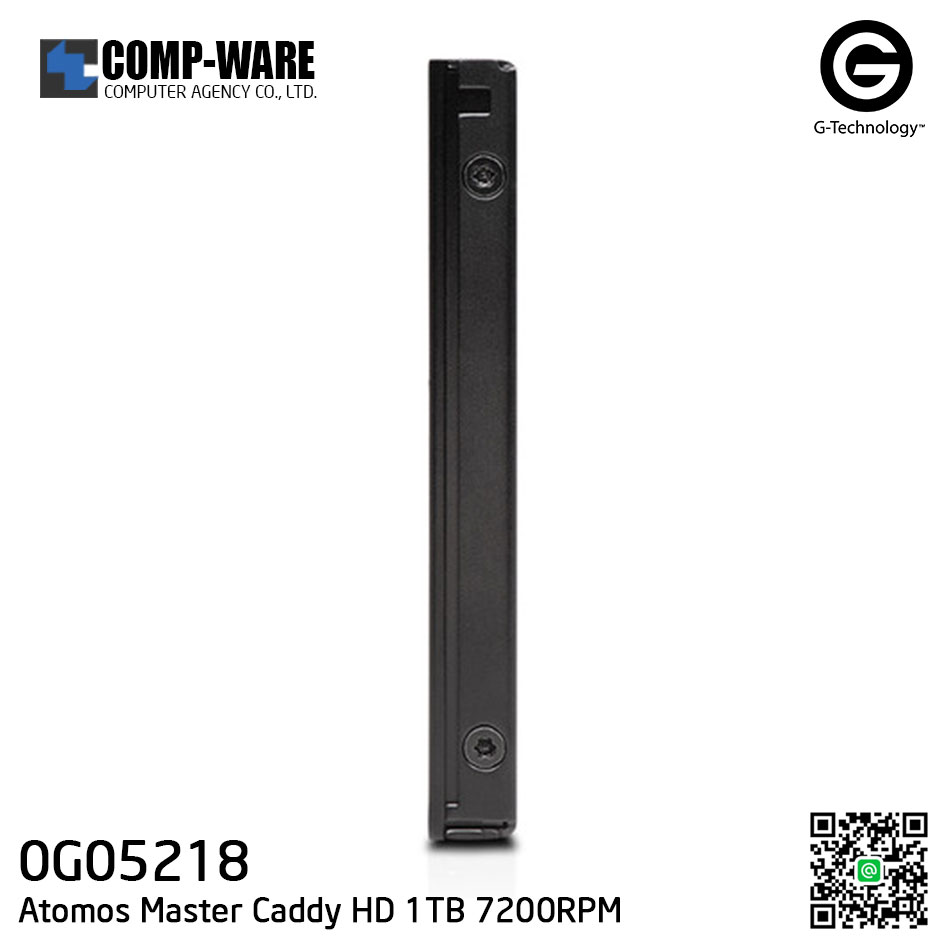 G-Technology Atomos Master Caddy HD 1TB 7200RPM SATA 6Gb/s Hard Drive - Black (0G05218)