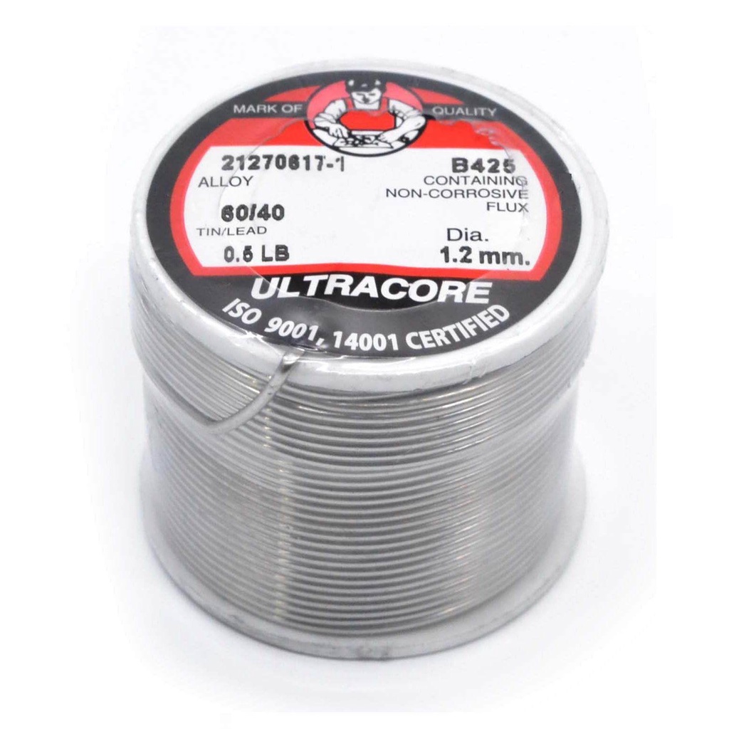 ตะกั่วขด 60/40 SPOA ขนาด 1.2 มม. 0.25 ปอนด์ สีบรอนซ์ onebanmor