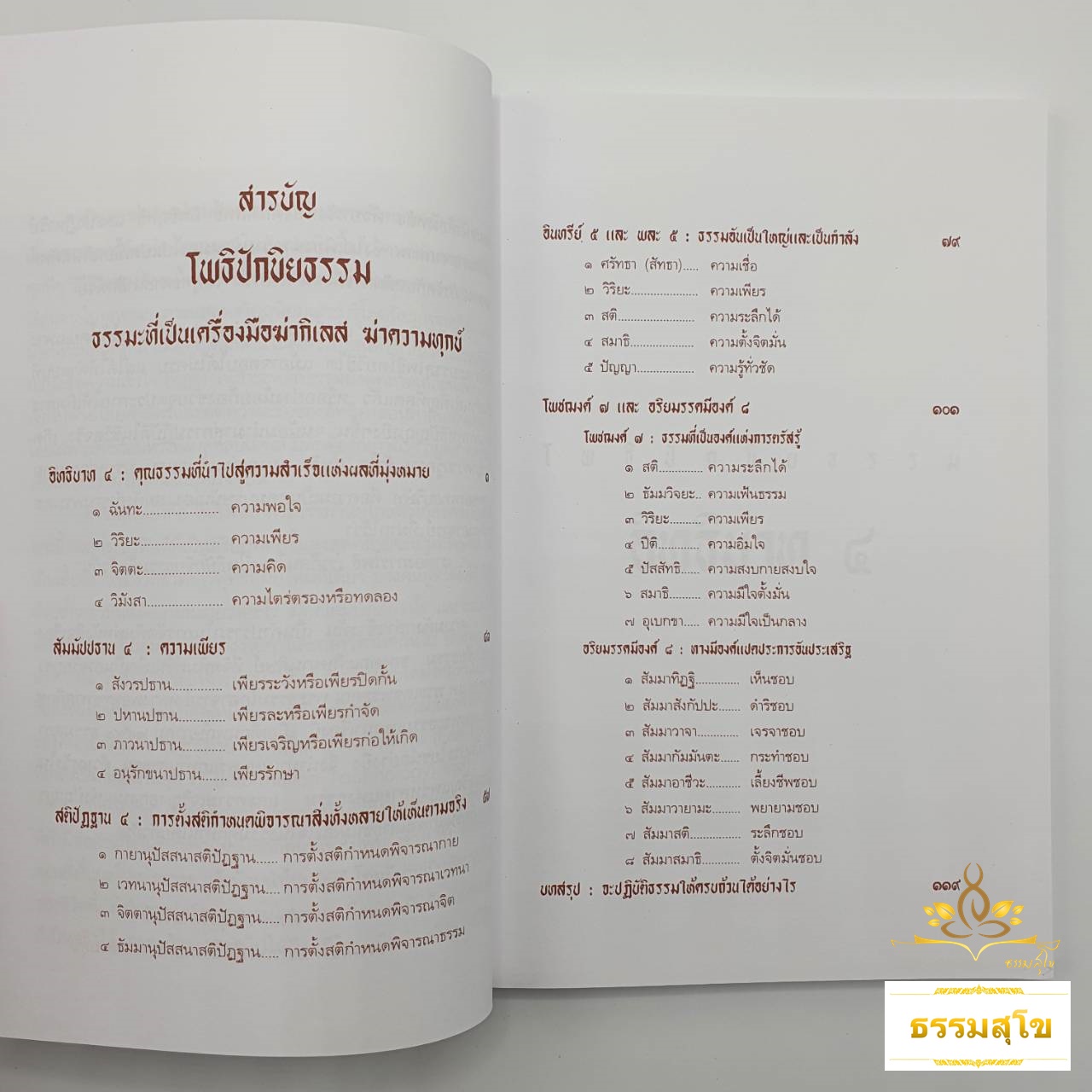 โพธิปักขิยธรรม : ธรรมสูงสุดแห่งความรู้แจ้ง ๓๗ ประการ