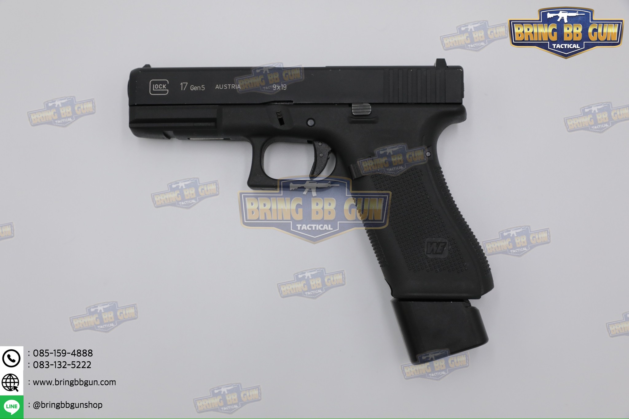 ส้นแม็กกระซีนGlock +5 ทรง Taran Tactical สำหรับปืน Glock 17/18/19 Gen1-5