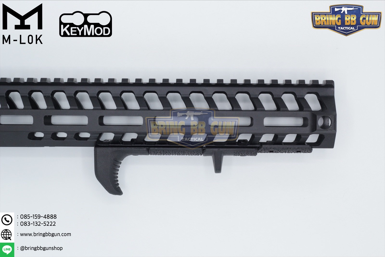 กริ๊ปมือ M-lok/Keymod Hand Stop Kit (M-Lok/Keymod Hand Stop Kit) (ใช้ได้กับชุดหน้าทั้งระบบราง M-Lok และ ระบบ ราง Keymod)