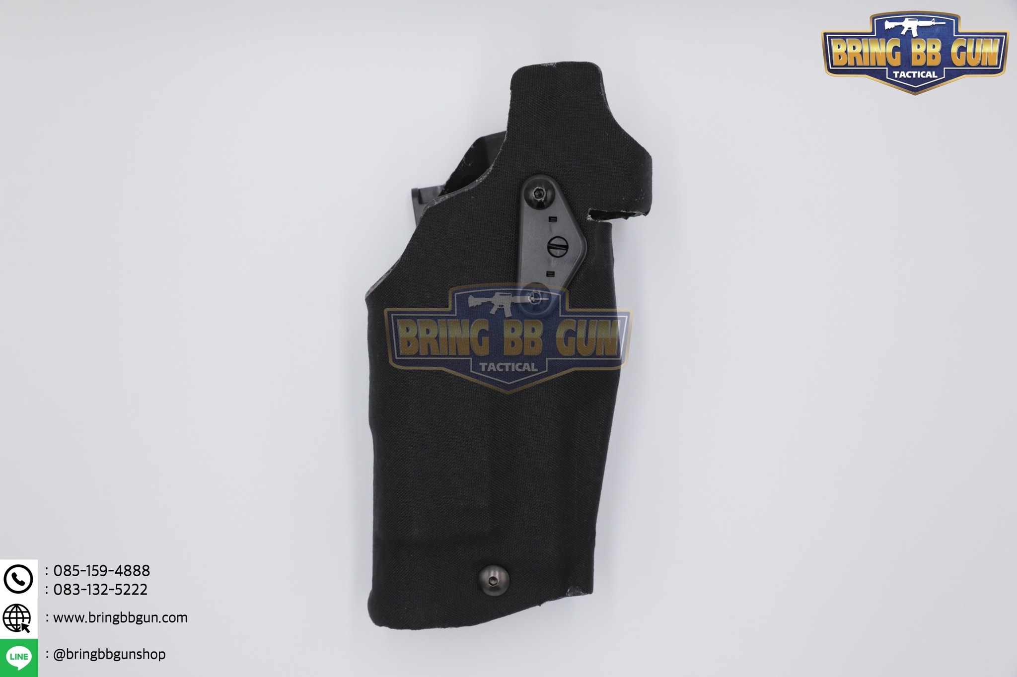 ซองปืนพกนอกปลดนิ้วโป้ง สำหรับGlock และ ไฟฉาย (Glock 17 + X300) ◼ มือขวา ◼