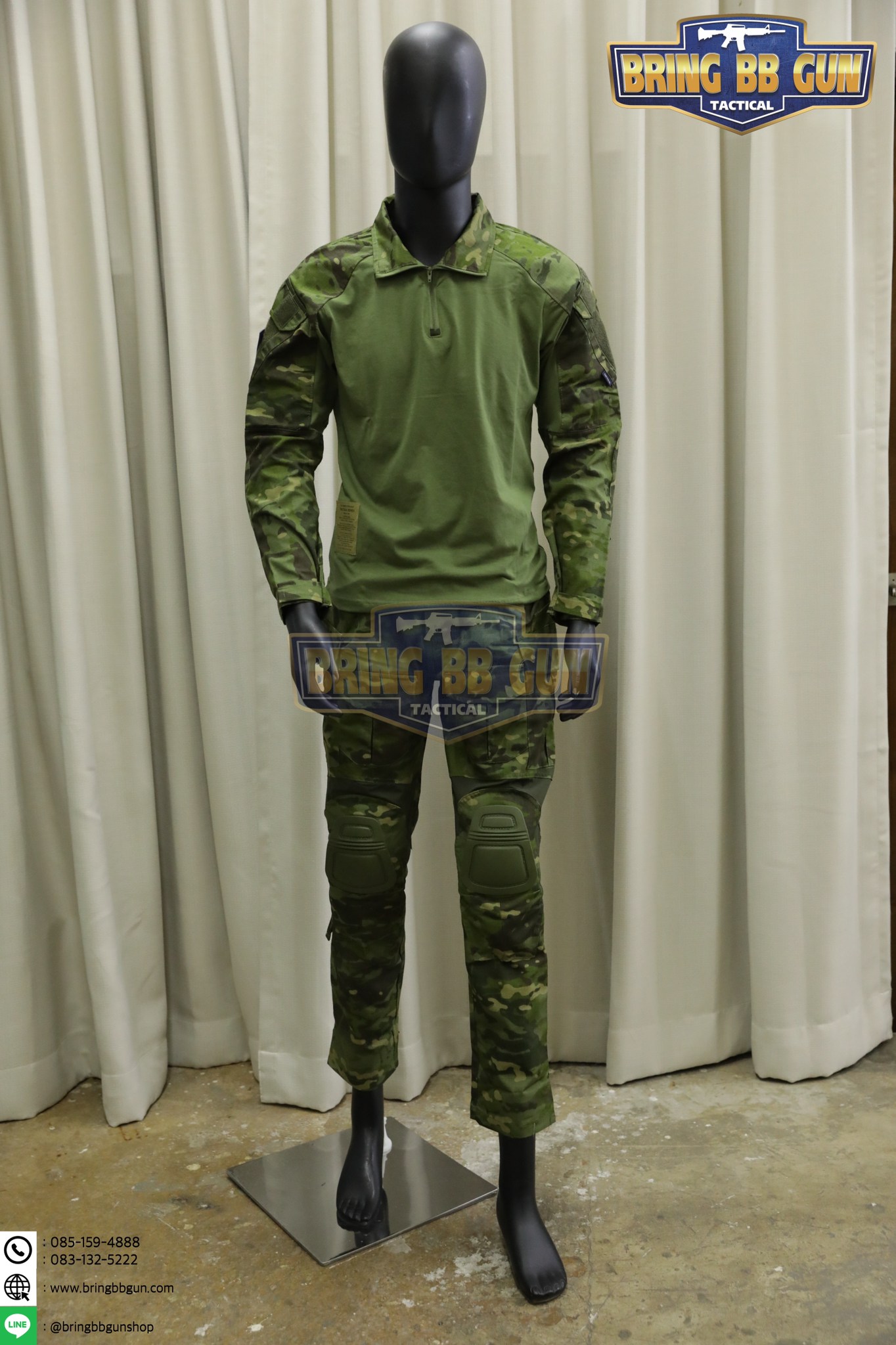 ชุดคอมแบทสูท Gen3 (Combat Frog Suit G3) (เสื้อ+กางเกง+สนับเข่า+สนับศอก)