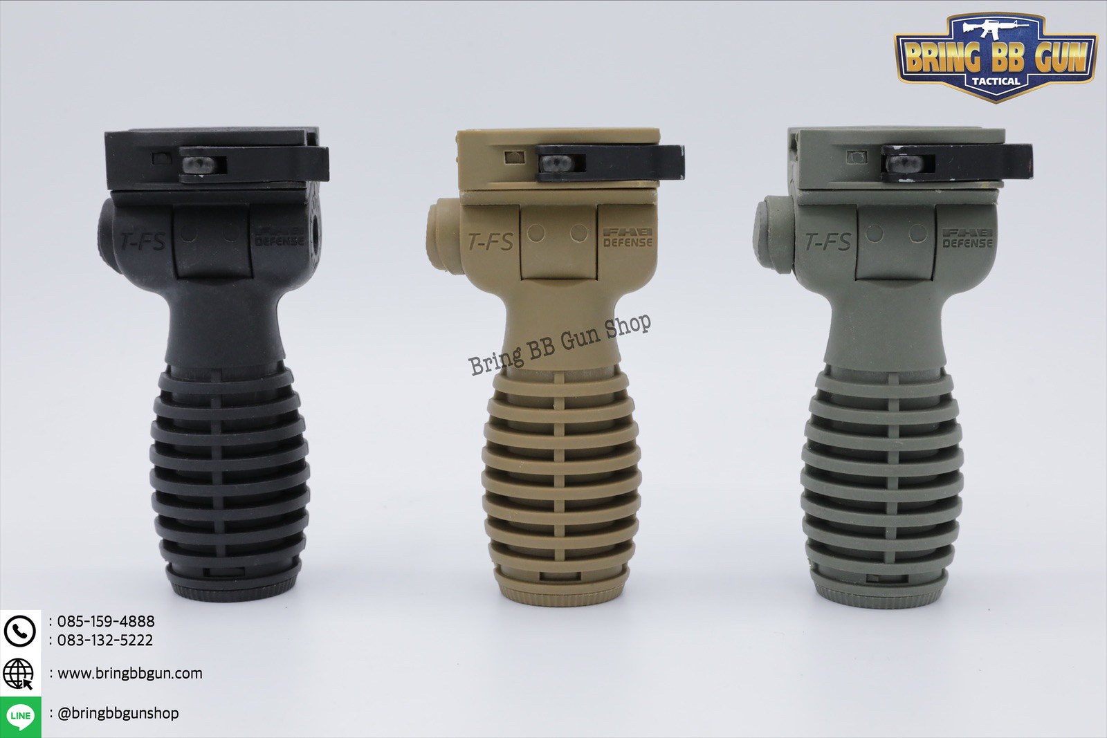 กริ๊ปมือหน้า ยี่ห้อFAB Defense รุ่นT-FS (กริ๊ปมือพับซ้าย-ขวาปลดไว)
