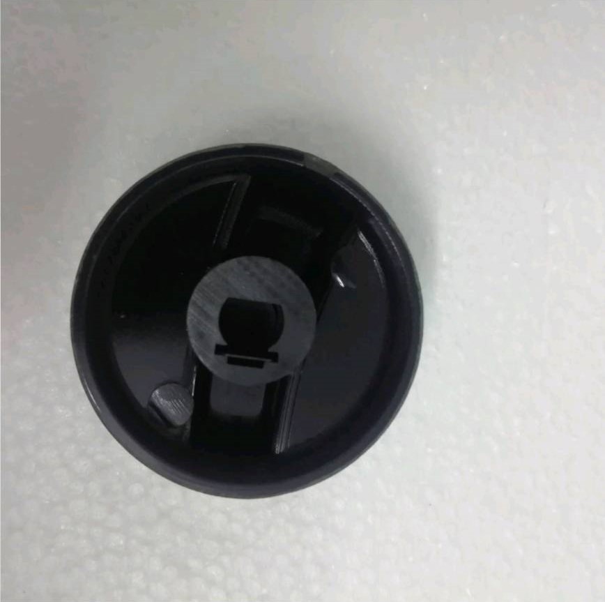 0000443 ลูกบิดเตาแก๊ส อะไหล่ วาล์ว ลูกบิด เส้นผ่าศูนย์กลาง 44มม.พลาสติก สีดำ สำหรับ เตาแก๊ส