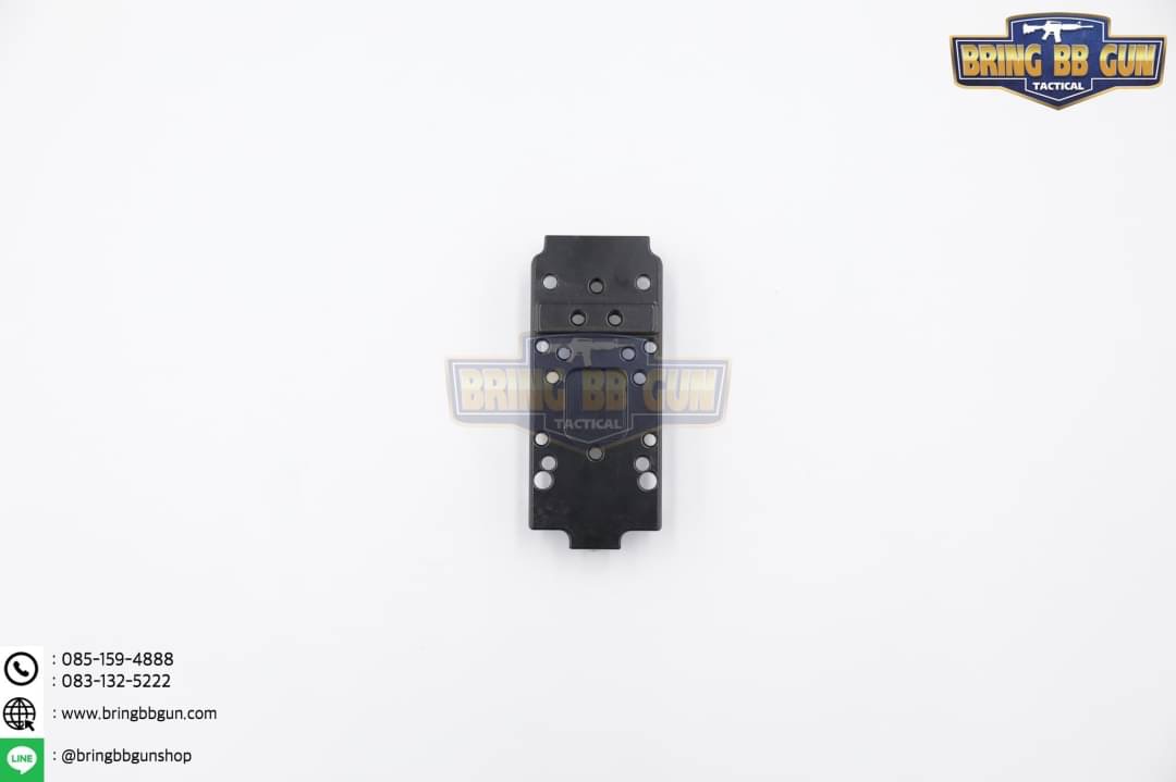 เพลทติดดอท Universal + ศูนย์เปิดเรืองแสง รุ่น Glock (Glock Universal mount)