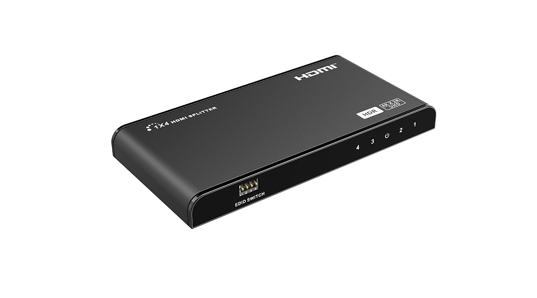 LENKENG LKV314EDID-V3.0 1x4 4K60Hz HDR HDMI Splitter