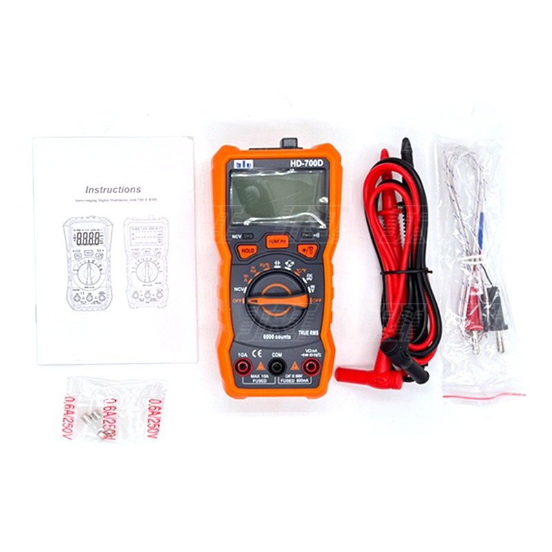 มัลติมิเตอร์ดิจิตอล HD-700D | M-HD-700D | มิเตอร์ BLU | Digital Multimeter | ของแท้100% | ส่งเร็ว