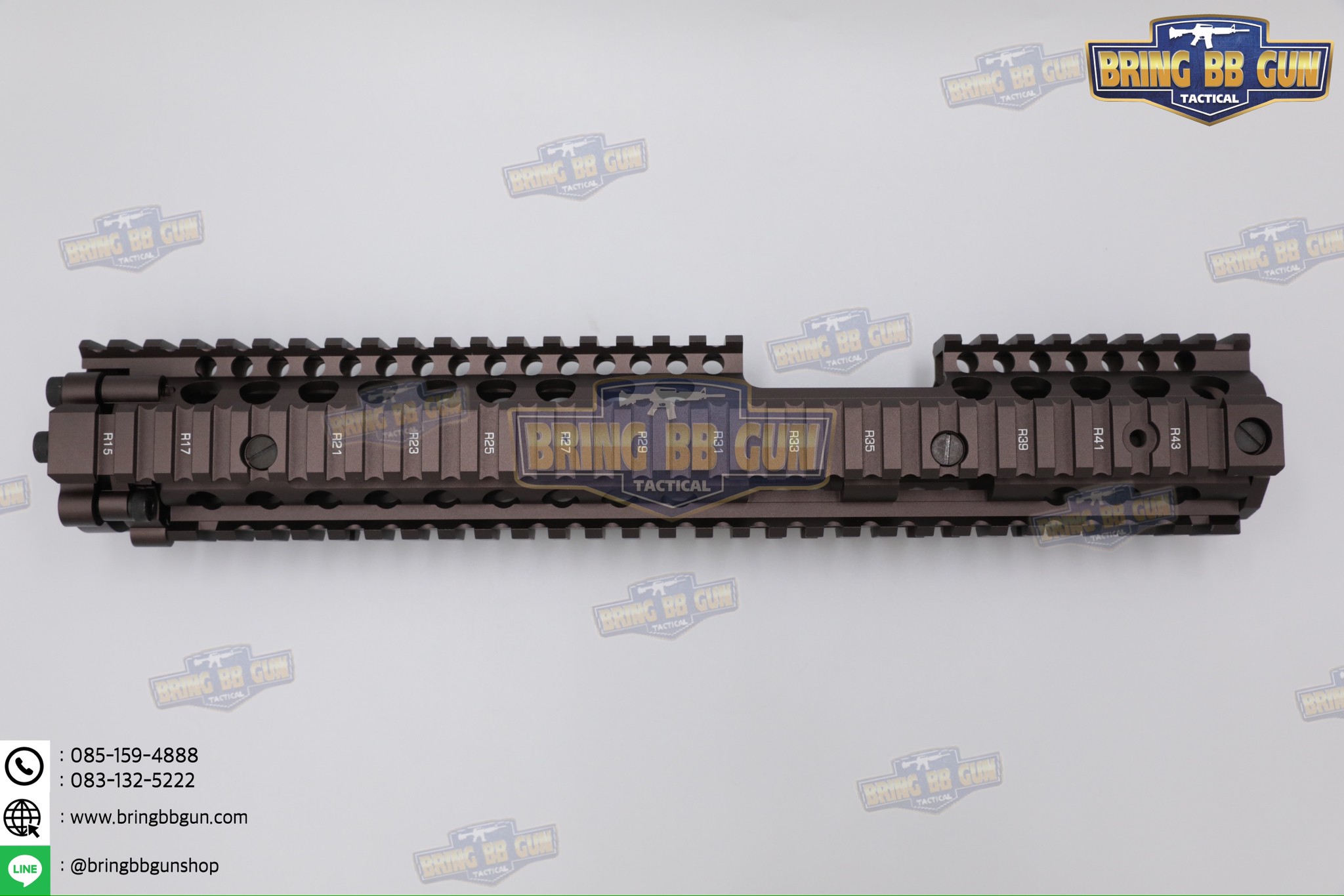 ชุดหน้า ยี่ห้อ Daniel Defense MK18 FSP RIS II รุ่นความยาว 12.5" ระบบราง Picatinny (ราง20mm.) (M4A1 FSP RAIL INTERFACE SYSTEM) (RIS II) (Front Sight Post) (FSP)