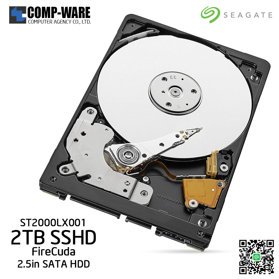 Seagate 2TB FireCuda Gaming SSHD SATA 6Gb/s 64MB Cache 2.5-Inch Hard Drive (ST2000LX001)