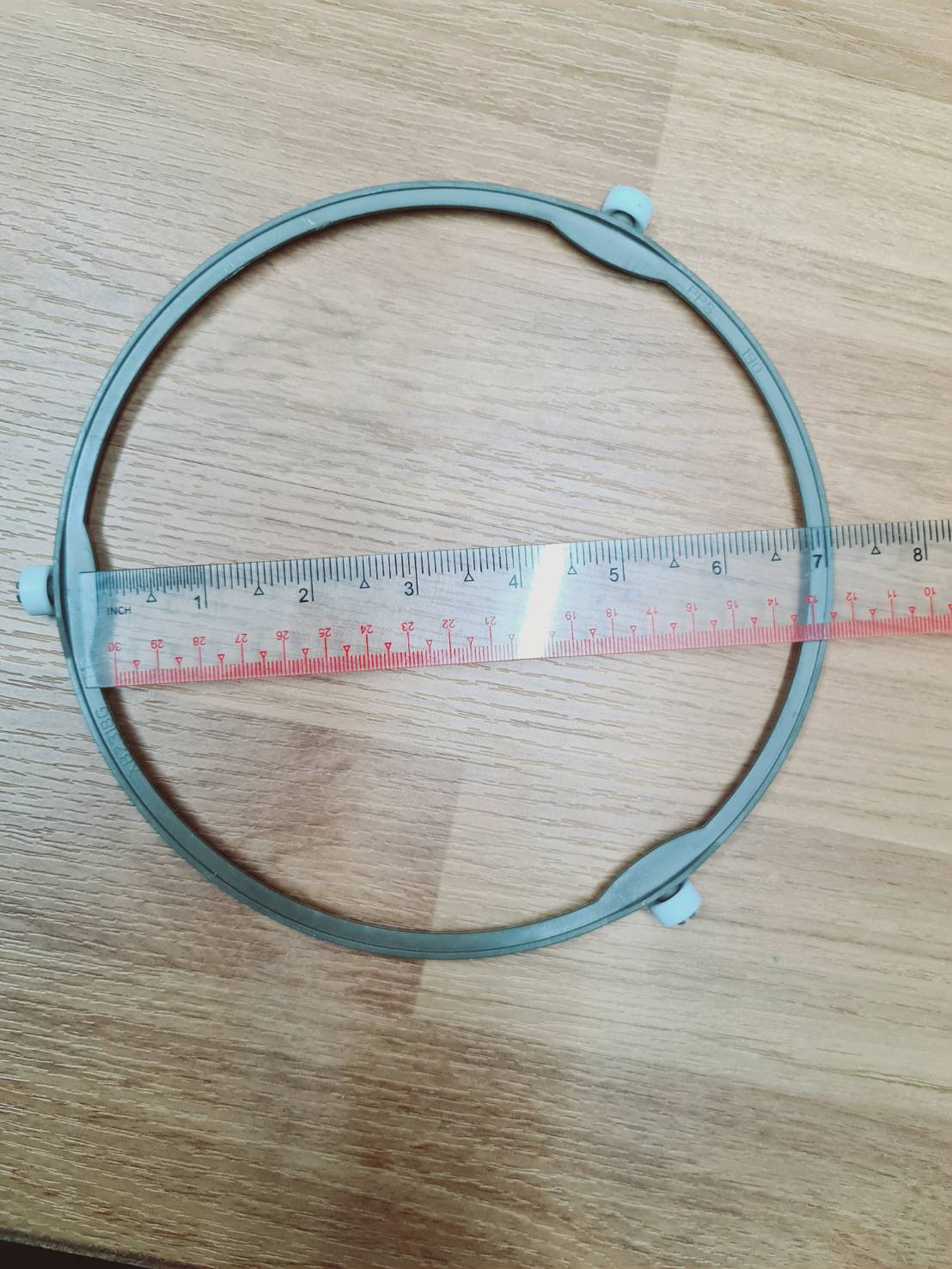 0000114 วงล้อหมุนจาน วงล้อรองจาน รองจาน ไมโครเวฟ แบบกลม เตาอบ ไมโครเวฟ ชิ้นส่วนรอบรูป ถาด หมุน แก้ว แผ่น ช่วยเสริม 6.57