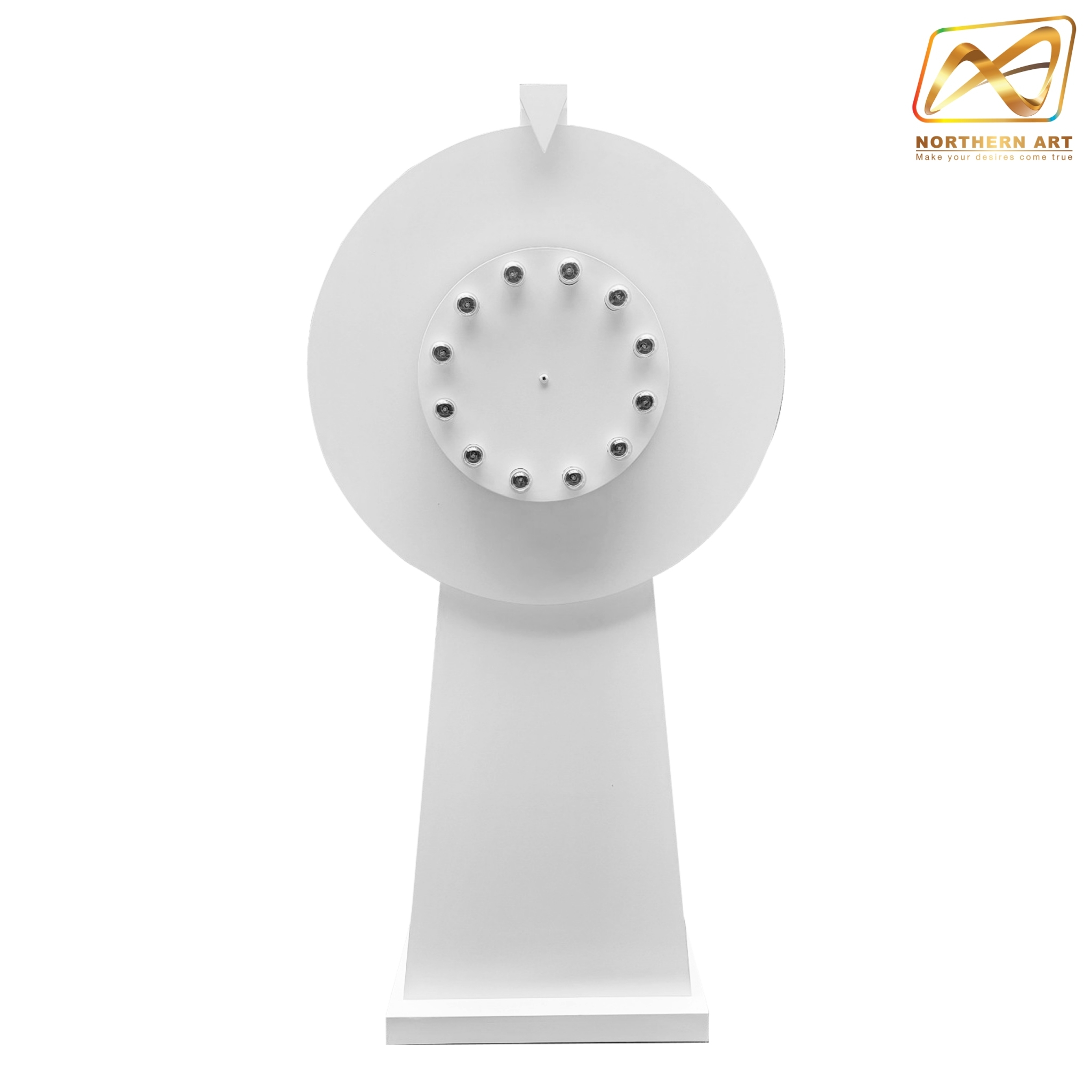 เช่าเกมส์วงล้อ รุ่นไฟกระพริบ ขนาดวงล้อ 80 ซม. สูง 168 ซม.( ราคาเช่าพร้อมสติ๊กเกอร์)