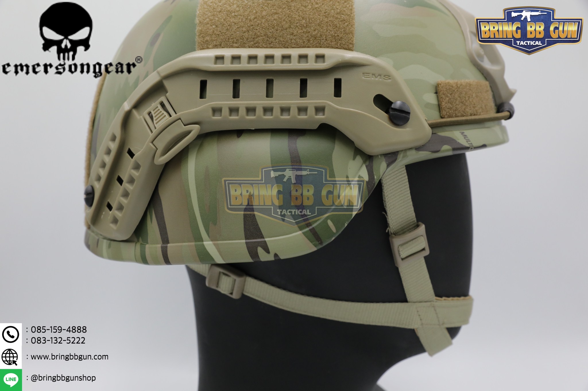 หมวก Mich 2000 ยี่ห้อ Emerson (EMERSON ACH MICH 2000Helmet-Special action version) (ACH Mich 2000 Helmet)